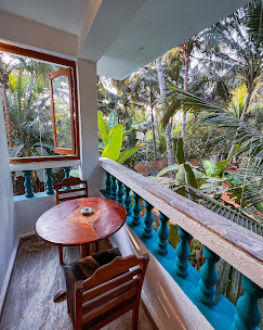 Balcony at Nalanda Retreat, Mandrem Goa